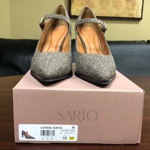Franco Sarto A-Athena Tweed heels